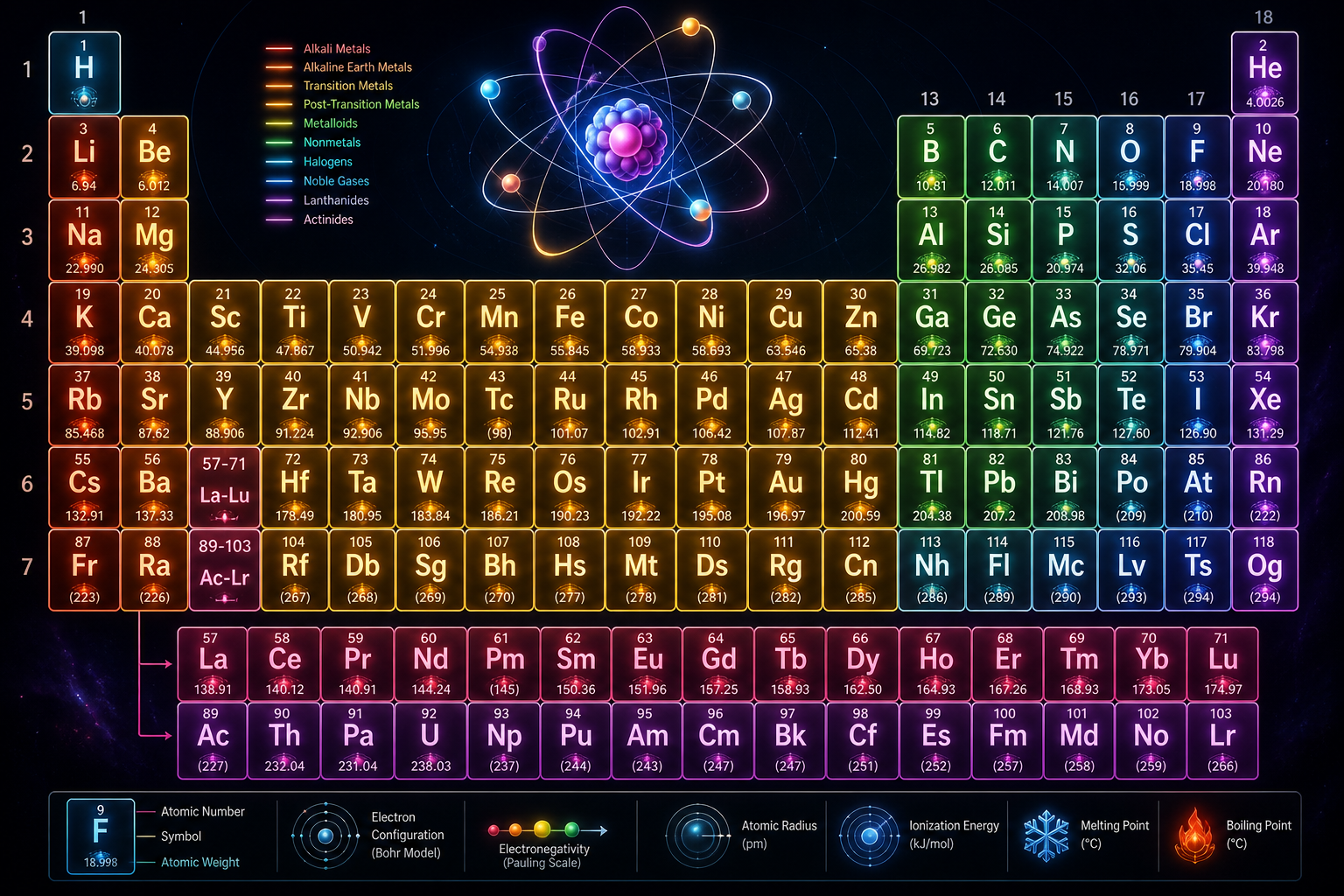 Periodic Table of Elements History Timeline and Biographies